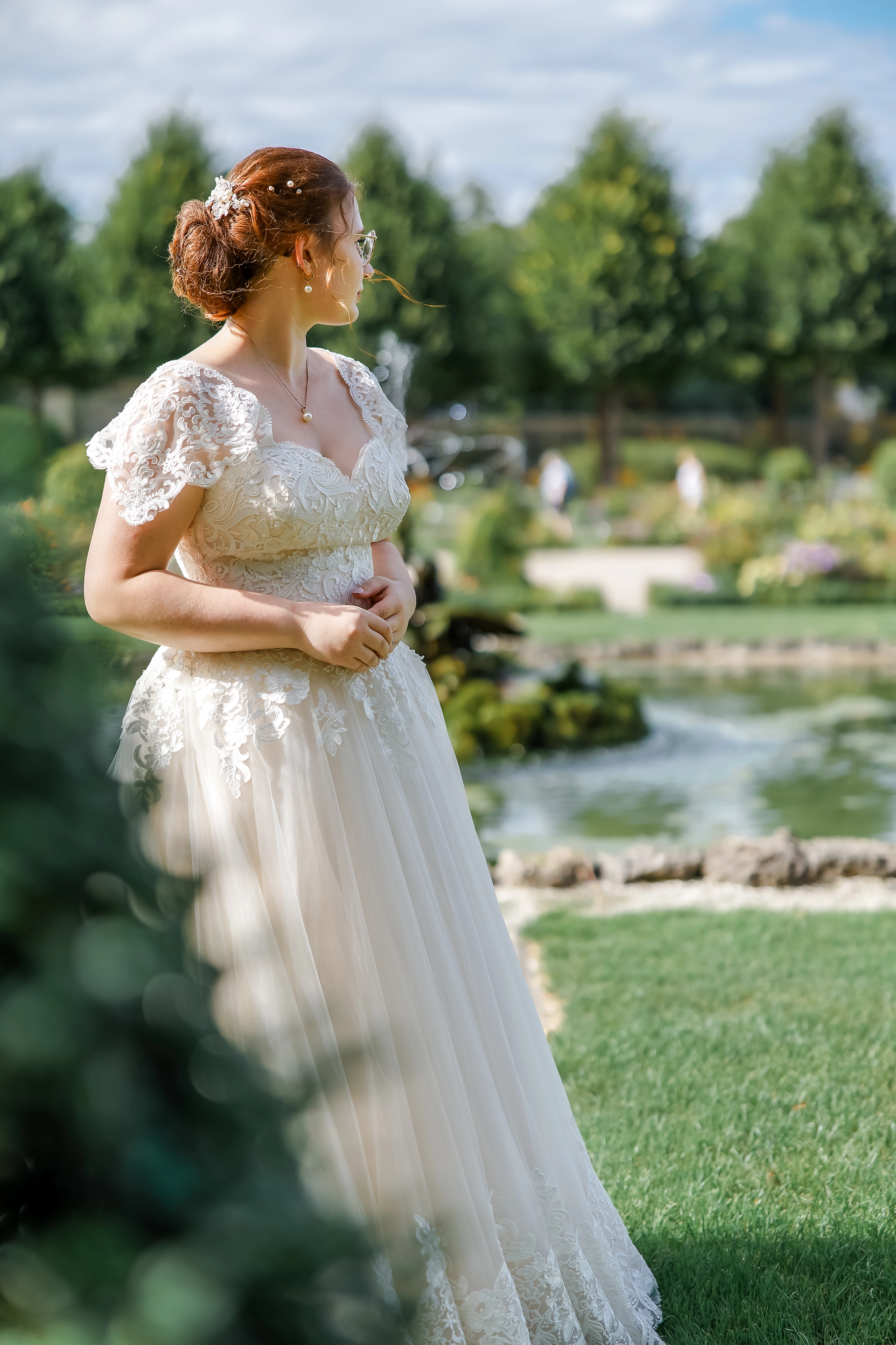 Detail Brautkleid Spitze – Motiv 15